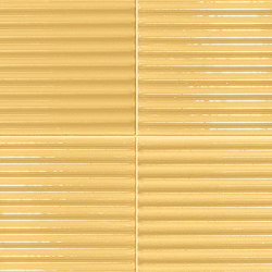 Abacus Brick Plissè Lux Senape | Colour yellow | EMILGROUP