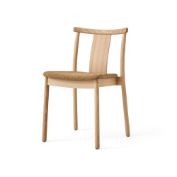 Merkur Dining Chair, Natural Oak | Audo Bouclé 06 | Chaises | Audo Copenhagen