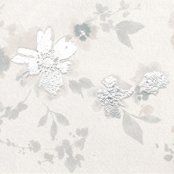 Deco&More Flower White 25X75 | Ceramic tiles | Fap Ceramiche