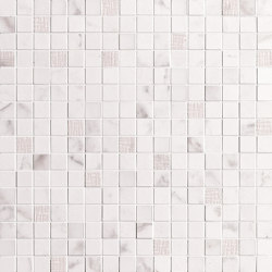 Roma Stone Carrara Delicato Mosaico 30,5X30,5 | Extra large size tiles | Fap Ceramiche