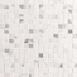 Roma Stone Carrara Superiore Mosaico 30,5X30,5 | Extra large size tiles | Fap Ceramiche