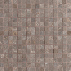 Roma Stone Pietra Brown Mosaico 30,5X30,5 | Ceramic tiles | Fap Ceramiche