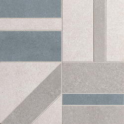 Ylico Grey Light Lagoon Deco Mosaico 30X30 | Wall tiles | Fap Ceramiche
