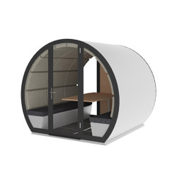 6 Person Fully Enclosed Outdoor Pod | Office Pods | The Meeting Pod