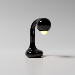 Table Lamp 12” Gloss Black | Table lights | Entler