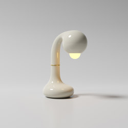 Table Lamp 12” Gloss White |  | Entler