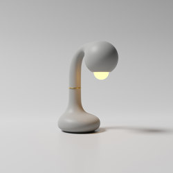 Table Lamp 12” Matte Grey | Table lights | Entler