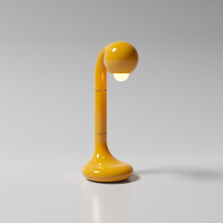 Table Lamp 18” Gloss Yellow Ochre | Table lights | Entler