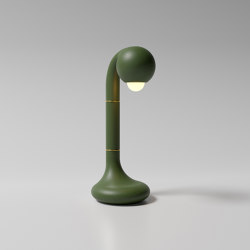 Table Lamp 18” Matte Olive | Table lights | Entler