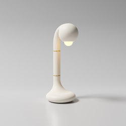 Table Lamp 18” Matte White | Table lights | Entler