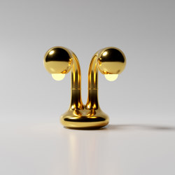 Table Lamp 2-Globe 12” Gold | Table lights | Entler