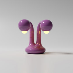 Table Lamp 2-Globe 12” Lavender | Table lights | Entler