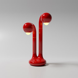 Table Lamp 2-Globe 22” Cherry | Table lights | Entler