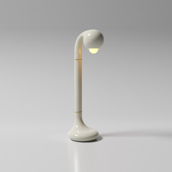 Table Lamp 24” Gloss White | Table lights | Entler
