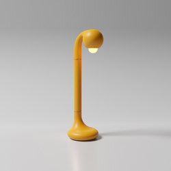 Table Lamp 24” Matte Yellow Ochre | Table lights | Entler