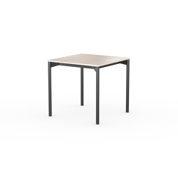 iLAIK extendable table 80 - birch/rounded/black | Mesas comedor | LAIK
