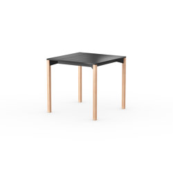iLAIK extendable table 80 - black/angular/oak | Tables de repas | LAIK