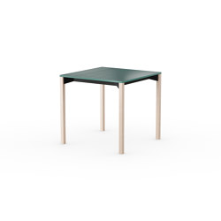iLAIK extendable table 80 - emerald green/angular/birch | Tables de repas | LAIK