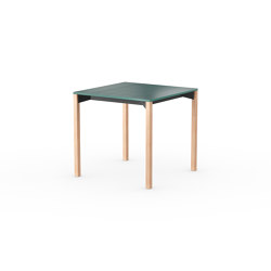 iLAIK extendable table 80 - emerald green/angular/oak | Tables de repas | LAIK