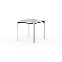 iLAIK extendable table 80 - white/angular/birch | Tables de repas | LAIK