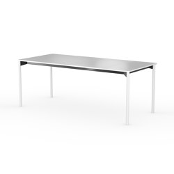 iLAIK extendable table 200 - white/angular/white | Dining tables | LAIK
