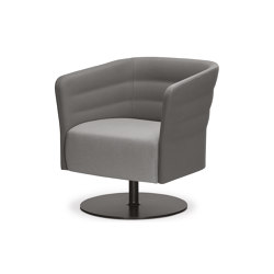 Cell 72 Swivel upholstered easy chair with armrests | Armchairs | sitland