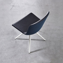 Milos Life Silla con base de caballete de madera | Chairs | sitland