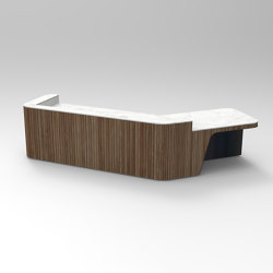 Join Desk Wood Configuration 9 | Counters | Isomi