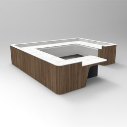 Join Desk Wood Configuration 11 | Counters | Isomi