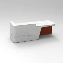 Join Desk Stone Configuration 2 | Comptoirs | Isomi