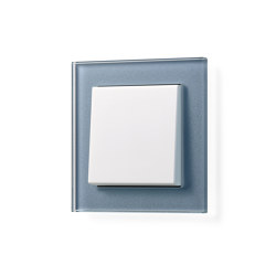 A CREATION | Switch in blue grey | Push-button switches | JUNG