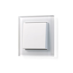A CREATION | Switch in white | Interrupteurs à bouton poussoir | JUNG