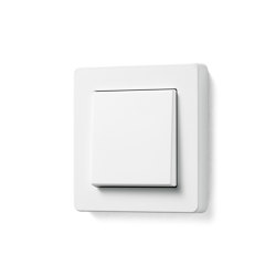 A FLOW | Switch  in matt snow white | Interruptores pulsadores | JUNG