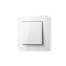 A FLOW | Switch  in white | Interrupteurs à bouton poussoir | JUNG
