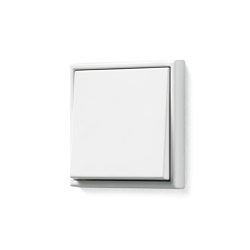 LS 990 | Switch matt snow white | Push-button switches | JUNG