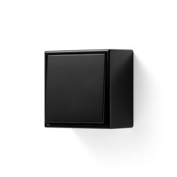 LS CUBE | Switch in black | Interruptores pulsadores | JUNG