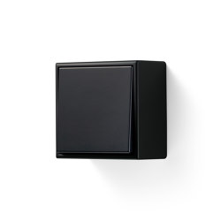 LS CUBE | Switch in matt graphite black | Push-button switches | JUNG