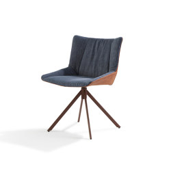 Gustav Jr. without armrest | Seat and backrest upholstered | Label van den Berg