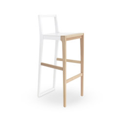 Skin bar stool | open base | Branca-Lisboa