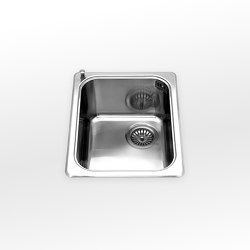 Built-in bowls radius 60 depth 46
VF 436-D | Kitchen sinks | ALPES-INOX