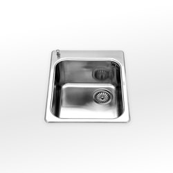 Built-in bowls radius 60 depth 51
VF 541-D | Kitchen sinks | ALPES-INOX