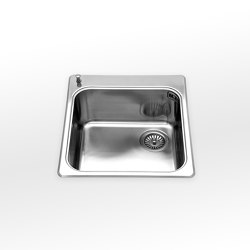 Built-in bowls radius 60 depth 51
VF 546-D | Kitchen sinks | ALPES-INOX