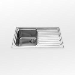 Built-in sinks radius 60 F 579/1V1S | Kitchen sinks | ALPES-INOX