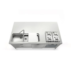 Washing and cooking elements | Compact kitchens | ALPES-INOX