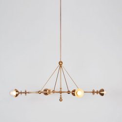 Rue Sala Four Arm Pendant | Suspended lights | Roll & Hill