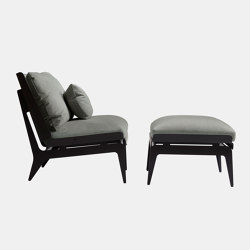 Boudoir Chair & Ottoman | Armchairs | Gabriel Scott