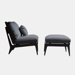 Boudoir Chair & Ottoman | Armchairs | Gabriel Scott