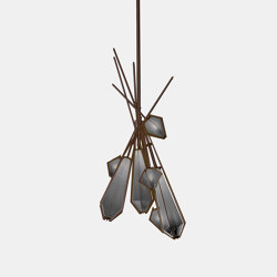 Harlow Dried Flowers Chandelier | Lámparas de suspensión | Gabriel Scott