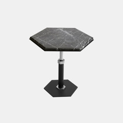 Pedestal Hexagon Side Table | Mesas auxiliares | Gabriel Scott