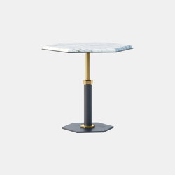 Pedestal Hexagon Side Table | Mesas auxiliares | Gabriel Scott